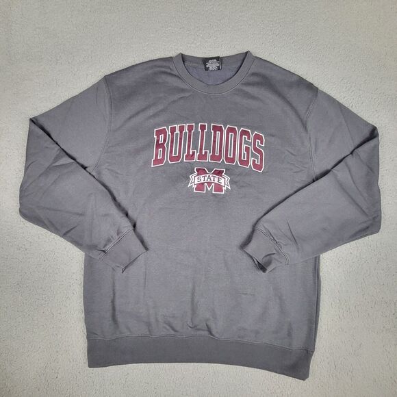 Colosseum Other - Mississippi State Bulldogs Mens L Sweatshirt Arch & Logo Tackle Twill Colosseum